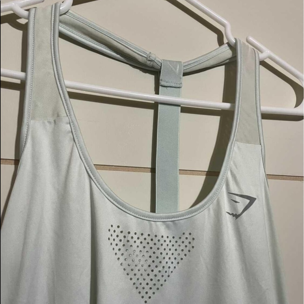 New Gym Shark Open Back Top